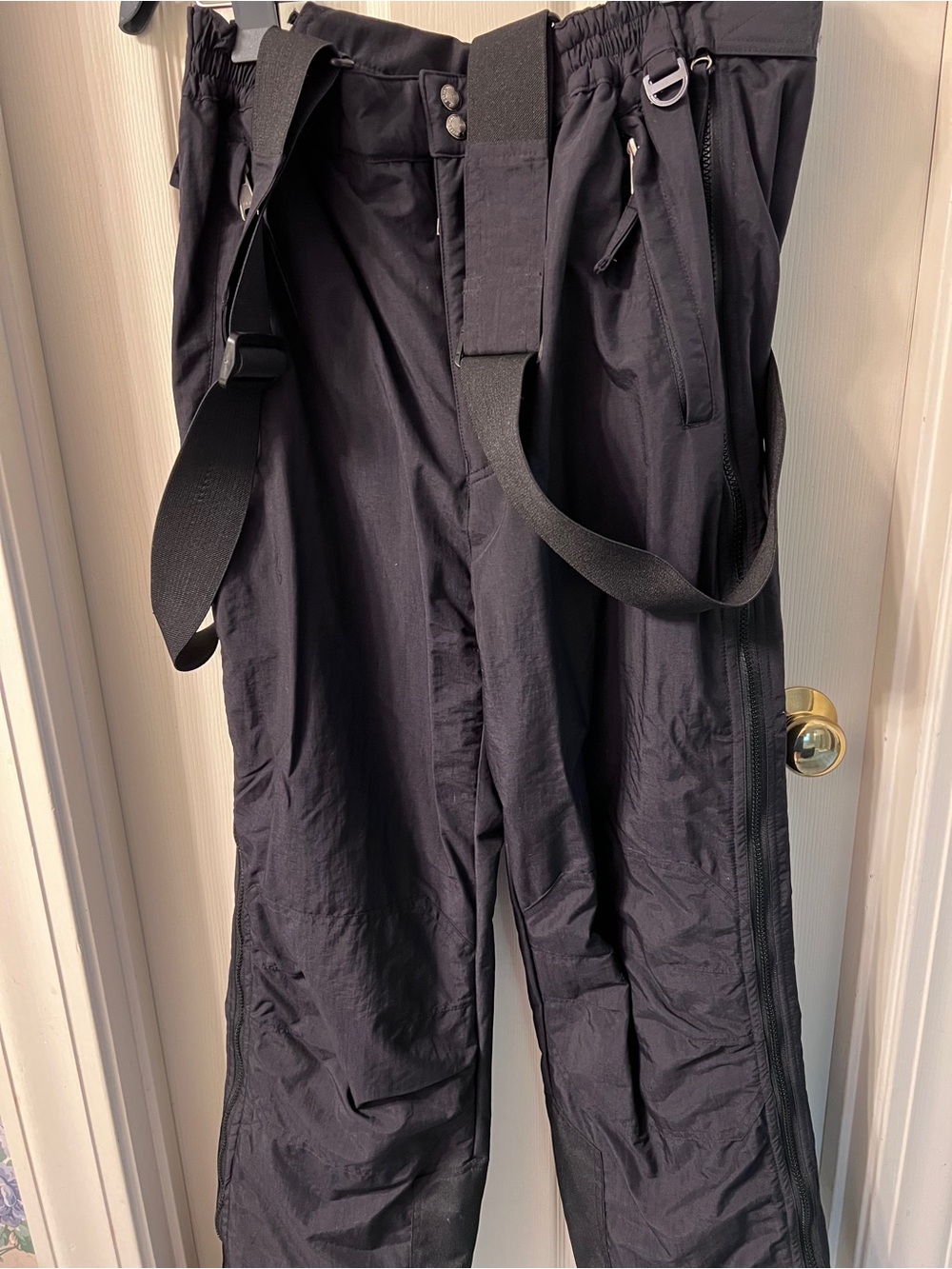 Sierra Sport Conquest Men’s Ski Pant with Removable Bib Black - Medium